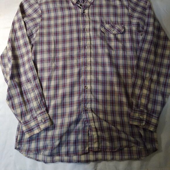 Vintage Levi's Plaid Button-Down Shirt - Picture 3 of 9